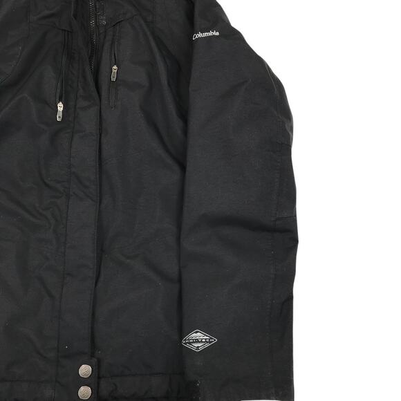 COLUMBIA Last Tracks Insulated Hooded Jacket Women S Black Omni-Heat Outdoor - Picture 9 of 16